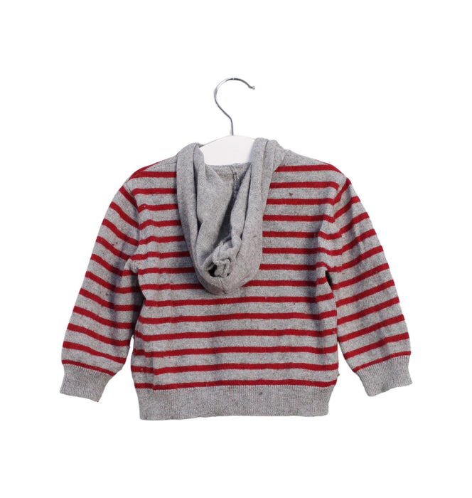 A Grey Knit Sweaters from Bout'Chou in size 6-12M for boy. (Back View)