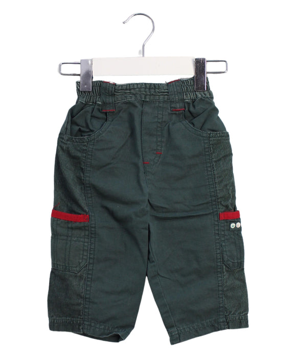A Green Casual Pants from Sergent Major in size 6-12M for boy. (Front View)