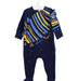 A Navy Long Sleeve Jumpsuits from DPAM in size 12-18M for boy. (Front View)