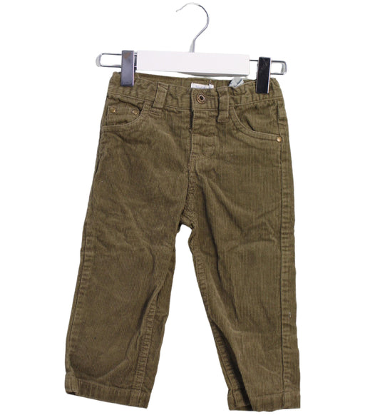 A Green Casual Pants from Bout'Chou in size 6-12M for boy. (Front View)