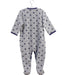 A Grey Onesies from Petit Bateau in size 12-18M for boy. (Back View)