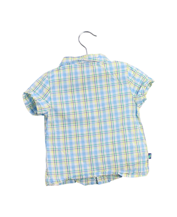 A Blue Shirts from Sergent Major in size 6-12M for boy. (Back View)