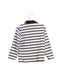 A Navy Long Sleeve Polos from Petit Bateau in size 2T for boy. (Back View)