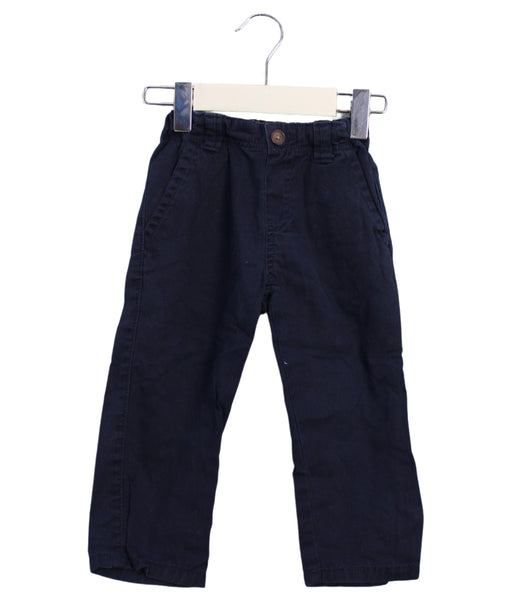 A Navy Casual Pants from Bout'Chou in size 12-18M for boy. (Front View)