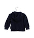 A Navy Zippered Sweatshirts from Bout'Chou in size 6-12M for boy. (Back View)