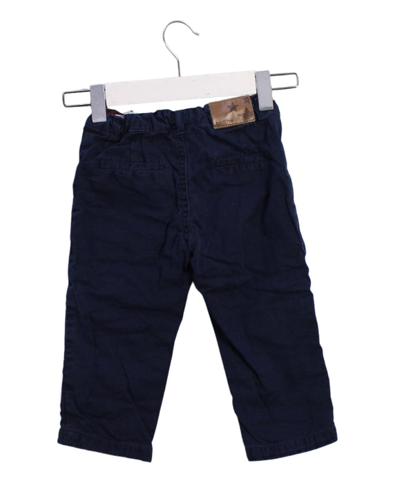 A Navy Casual Pants from Bout'Chou in size 6-12M for boy. (Back View)
