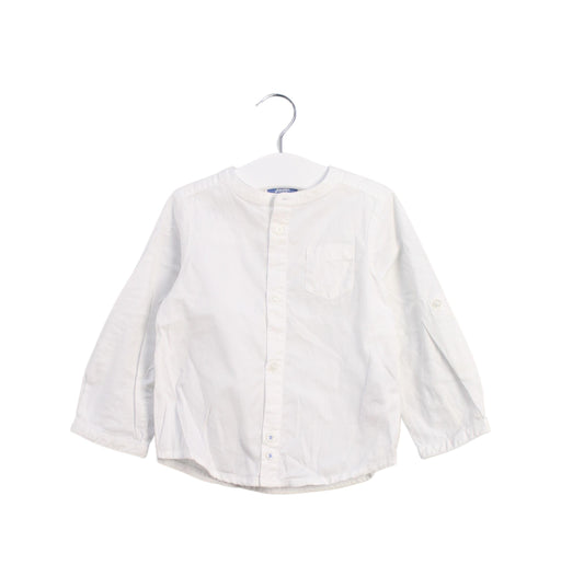 A White Shirts from Jacadi in size 12-18M for boy. (Front View)