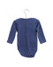 A Blue Long Sleeve Bodysuits from Bout'Chou in size 12-18M for boy. (Back View)
