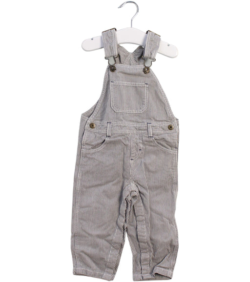 A Grey Long Overalls from Bout'Chou in size 6-12M for boy. (Front View)
