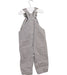 A Grey Long Overalls from Bout'Chou in size 6-12M for boy. (Back View)