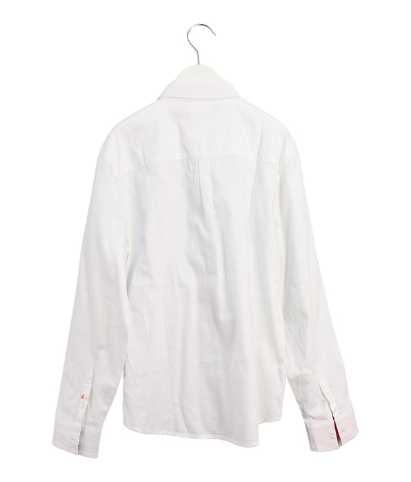 A White Shirts from Billybandit in size 10Y for boy. (Back View)