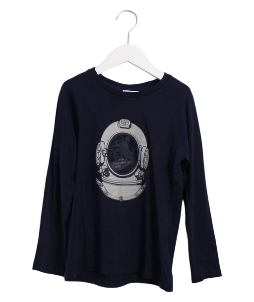 A Navy Long Sleeve Tops from Jacadi in size 10Y for boy. (Front View)
