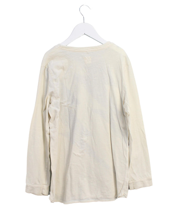 A Beige Long Sleeve Tops from Nico Nico in size 10Y for boy. (Back View)