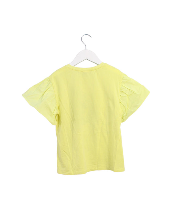 A Yellow Short Sleeve Tops from Kenzo in size 8Y for girl. (Back View)