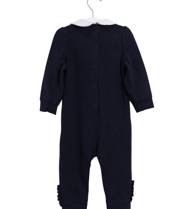 A Navy Long Sleeve Jumpsuits from Nicholas & Bears in size 12-18M for girl. (Back View)