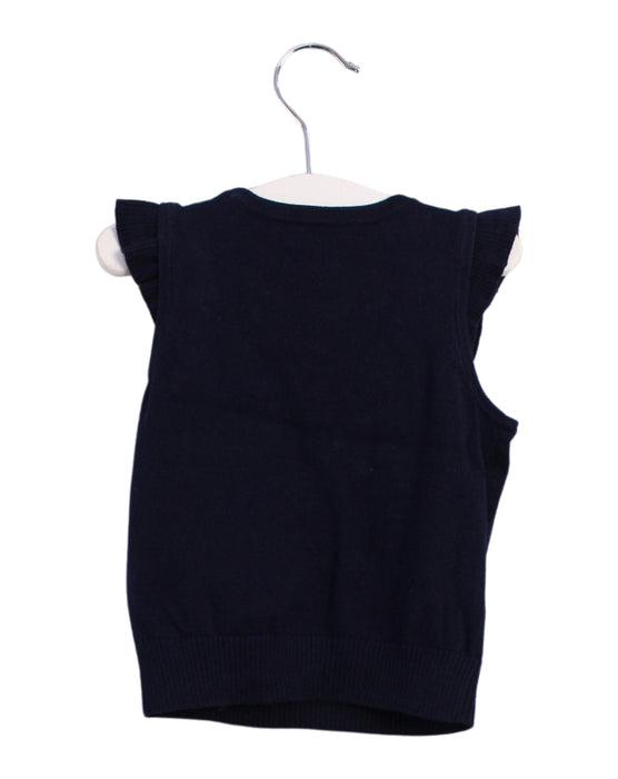 A Navy Sweater Vests from Nicholas & Bears in size 12-18M for girl. (Back View)