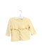 A Yellow Cardigans from Mides in size 6-12M for girl. (Front View)
