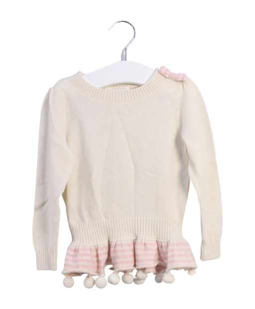 A Ivory Knit Sweaters from Nicholas & Bears in size 2T for girl. (Front View)