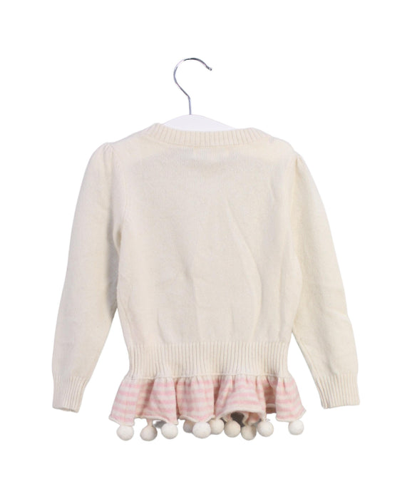 A Ivory Knit Sweaters from Nicholas & Bears in size 2T for girl. (Back View)