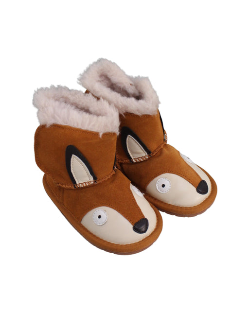 A Brown Winter Boots from EMU Australia in size 18-24M for neutral. (Front View)
