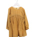 A Yellow Long Sleeve Dresses from Iluff in size 11Y for girl. (Front View)