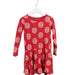 A Red Long Sleeve Dresses from Tea in size 5T for girl. (Front View)