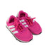 A Pink Sneakers from Adidas in size 6T for girl. (Front View)