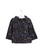 A Navy Long Sleeve Tops from Bonpoint in size 2T for girl. (Front View)