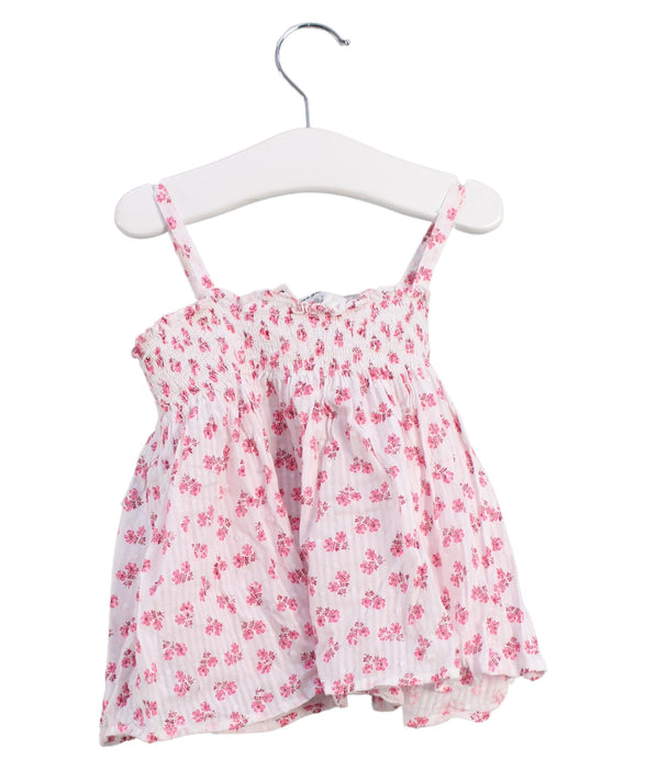 A Pink Sleeveless Tops from Bonpoint in size 2T for girl. (Back View)