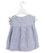 A Blue Sleeveless Tops from Bonton in size 4T for girl. (Back View)