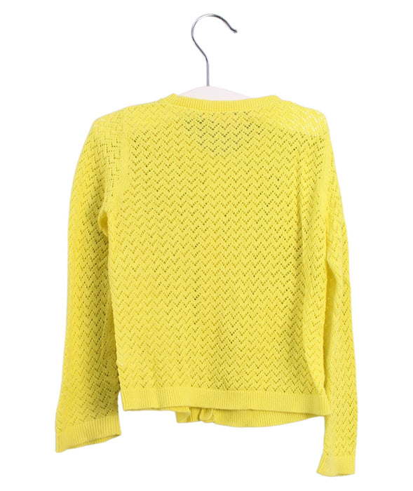 A Yellow Cardigans from Bonpoint in size 2T for girl. (Back View)