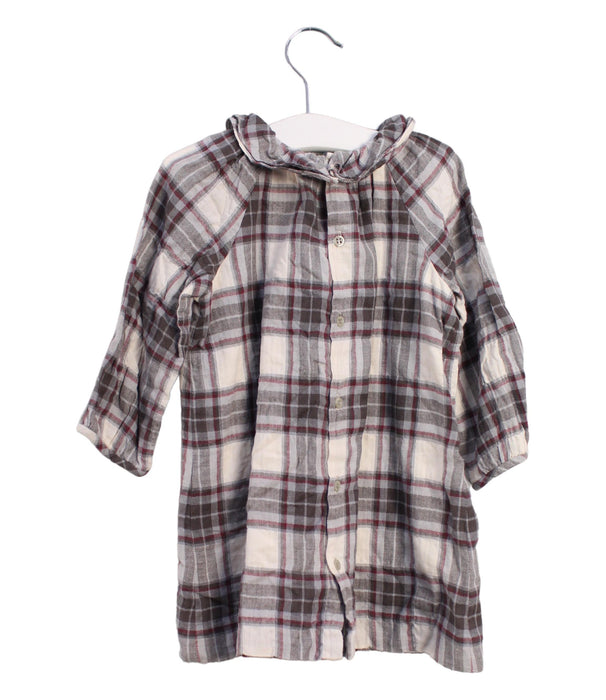 A Multicolour Long Sleeve Dresses from Bonpoint in size 2T for girl. (Back View)