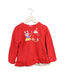 A Red Crewneck Sweatshirts from Miki House in size 2T for girl. (Front View)