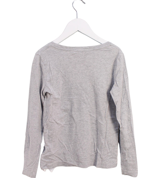 A Grey Long Sleeve Tops from Polo Ralph Lauren in size 6T for girl. (Back View)