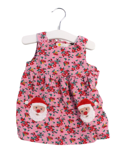 A Pink Sleeveless Dresses from Boden in size 3-6M for girl. (Front View)