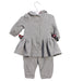 A Grey Long Sleeve Jumpsuits from Nicholas & Bears in size 0-3M for girl. (Back View)