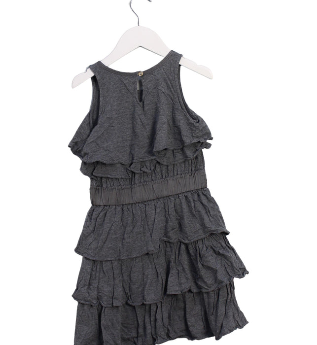 A Grey Sleeveless Dresses from Juicy Couture in size 5T for girl. (Back View)