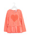 A Orange Crewneck Sweatshirts from Juicy Couture in size 7Y for girl. (Front View)