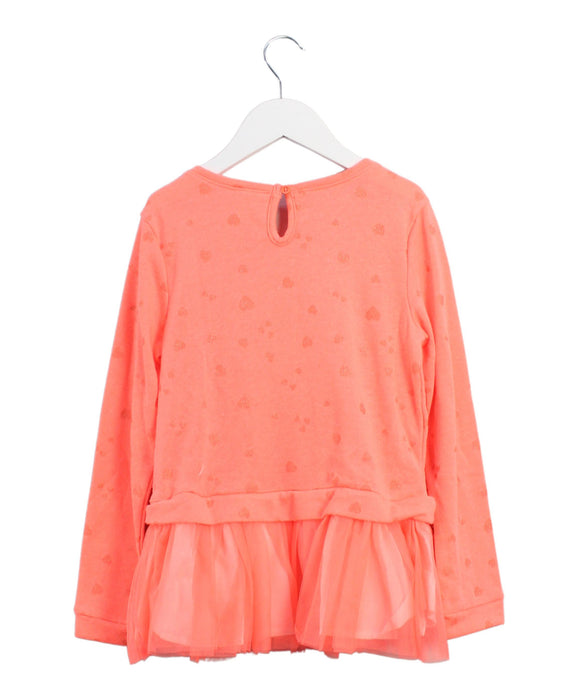 A Orange Crewneck Sweatshirts from Juicy Couture in size 7Y for girl. (Back View)