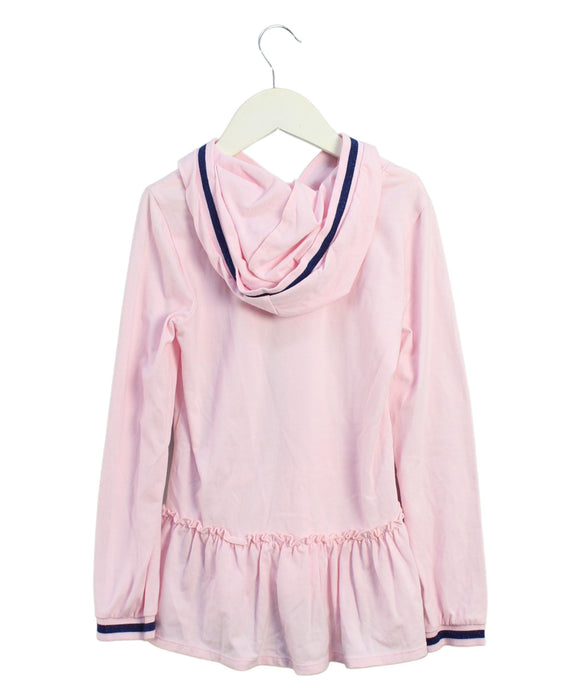 A Pink Long Sleeve Tops from Juicy Couture in size 7Y for girl. (Back View)