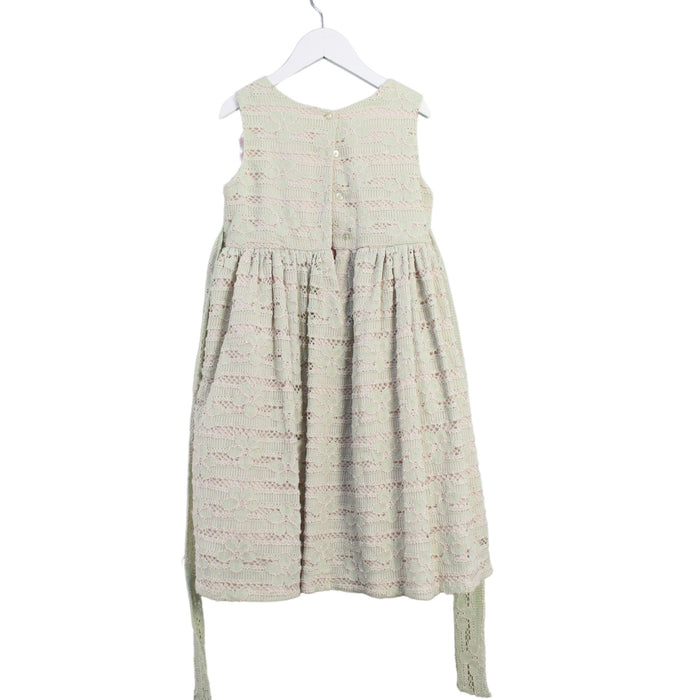 A Green Sleeveless Dresses from Pippa & Julie in size 6T for girl. (Back View)