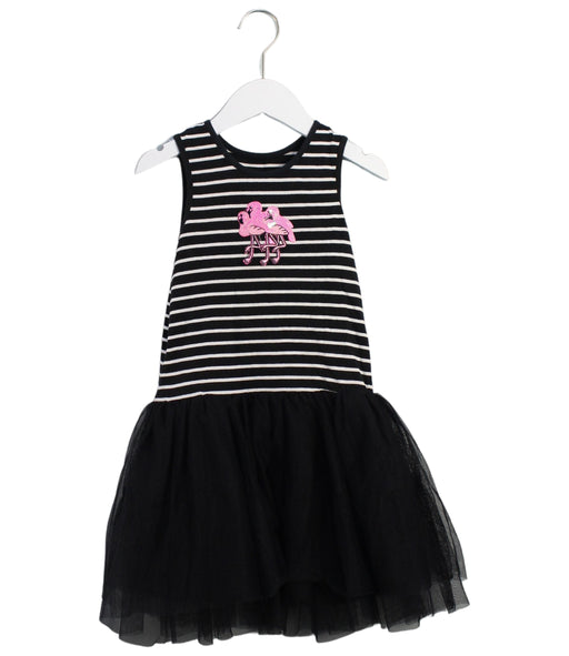 A Black Sleeveless Dresses from Pippa & Julie in size 6T for girl. (Front View)