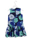 A Navy Sleeveless Dresses from Janie & Jack in size 5T for girl. (Back View)