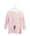 A Pink Long Sleeve Tops from Juicy Couture in size 5T for girl. (Front View)