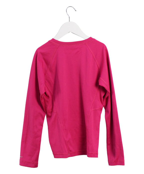 A Pink Long Sleeve Tops from Columbia in size 8Y for girl. (Back View)