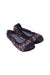 A Navy Flats from pediped in size 6T for girl. (Front View)