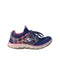A Navy Sneakers from Skechers in size 7Y for girl. (Back View)