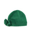 A Green Beanies from Seed in size O/S for girl. (Front View)