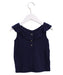 A Navy Sleeveless Tops from Janie & Jack in size 4T for girl. (Back View)