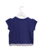 A Blue Short Sleeve Tops from Janie & Jack in size 4T for girl. (Back View)